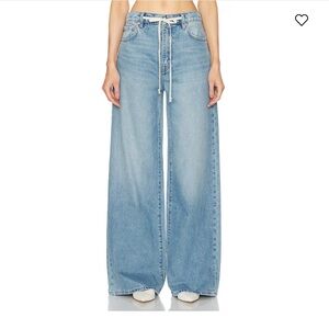 GRLFRND X Maggie MacDonald The Lucia Wide Leg Baggy Jeans Sz 28 NWOT 100 Cotton